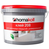 Клей ПВХ универсальный для напольных покрытий 208 homakoll 7кг - СКЛАД13.РФ
