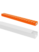 Кабель-канал 25х25 (2 м) белый TDM - СКЛАД13.РФ