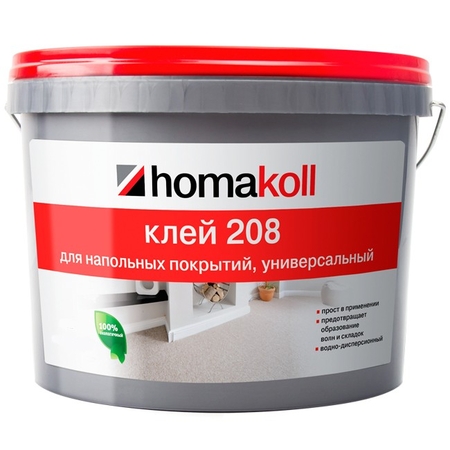 Клей ПВХ универсальный для напольных покрытий 208 homakoll (Хомаколл) 7кг - СКЛАД13.РФ