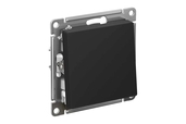 Кнопка нажимная Atlas Design, сх.1, 10АХ, механизм, карбон, Systeme Electric - СКЛАД13.РФ