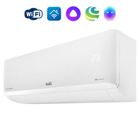 Сплит-система инверторного типа Ballu Eco Smart DC BSYI/in-08HN8_V5 блок внутренний и наружный - СКЛАД13.РФ