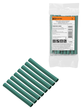 Набор трубок термоусаживаемых клеевых 10см ТТкНГ(3:1) 7,9/2,65 