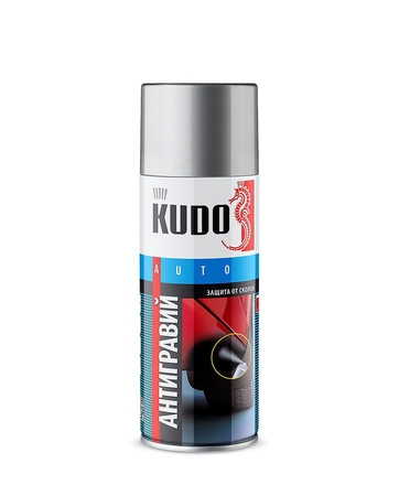 Аэрозоль KUDO 520мл Антигравий серый  - СКЛАД13.РФ