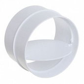 Соединитель круглых вент-каналов с клапаном d150 мм 3131Р - СКЛАД13.РФ