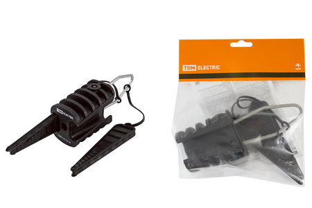 Зажим анкерный ЗАБ 16-25 М (PA25x100, DN123) рознич. упак. TDM - СКЛАД13.РФ