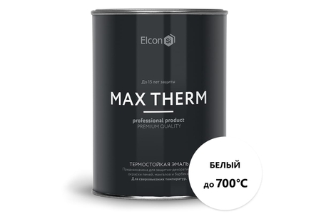Эмаль термостойкая до 700º Графит 0,8кг Elcon - СКЛАД13.РФ