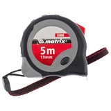 Рулетка Continuous Fixation 5м*19мм обрезиненный корпус плавная фиксация Matrix - СКЛАД13.РФ