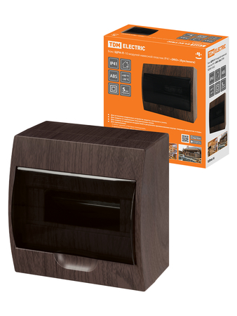 Бокс ЩРН-П-10 модулей навесной пластик IP41 