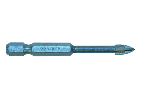 Сверло по стеклу и кафелю 5мм шестигранный хвостовик 4 грани Sturm  - СКЛАД13.РФ