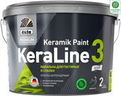 Краска водоэмульсионная dufa Premium KeraLine 3 2,5л - СКЛАД13.РФ