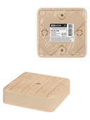 Коробка распаячная КР 75х75х20 ОП сосна IP40 TDM - СКЛАД13.РФ