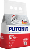 Plitonit Colorit затирка между всеми типами плитки 1,5-6мм Мокрый асфальт 2кг - СКЛАД13.РФ