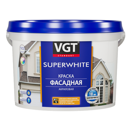 Краска ВД-АК-1180 ВГТ фасадная база С (автоколерование) 13кг - СКЛАД13.РФ