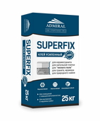 Клей плиточный усиленный Superfix Суперфикс Адмирал 25кг синий (50шт/уп) - СКЛАД13.РФ