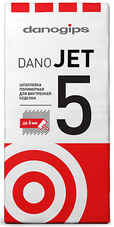 Шпатлевка полимерная Dano JET 5 Даногипс 25кг - СКЛАД13.РФ