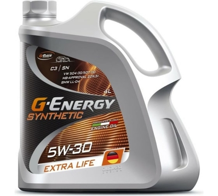 Масло моторное G-Energy Synthetic Extra Life 5W-30 4 л - СКЛАД13.РФ