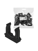 Крепеж-клипса для трубы 32 мм для прямого монтажа (25 шт.) черная TDM - СКЛАД13.РФ