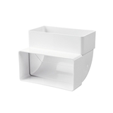 Колено вент-канала вертикальное плоское 55*110мм 90 градусов 5252б/я - СКЛАД13.РФ