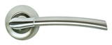Ручка дверная RAP 6SN/CP Белый никель/хром Rucetti - СКЛАД13.РФ