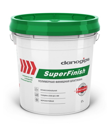 Шпатлевка полимерная SuperFinish Даногипс 24кг - СКЛАД13.РФ