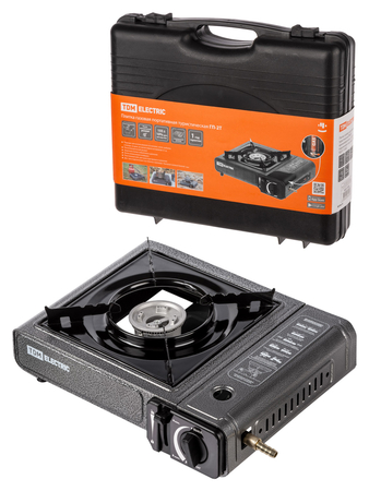 Плитка газовая портативная туристическая ГП-2Т одноконфорочная 2-а типа подключения газа кейс TDM - СКЛАД13.РФ