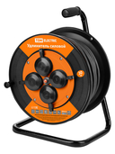 Удлинитель силовой УКз16-004 IP44 4 места/30м КГТП-ХЛ 3х1,5 пластиковая катушка УС1-43128 TDM - СКЛАД13.РФ