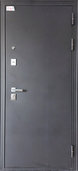 Дверь входная Бульдорс Trust PrimeМР Правая Чёрный муар метал(порог)МДФ Бетон темный 9В-159 2050*860 - СКЛАД13.РФ