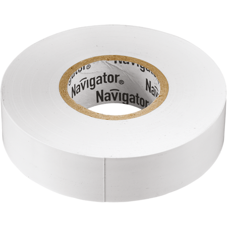 Изолента Navigator 19мм*20м NIT-B19-20/WH белая - СКЛАД13.РФ