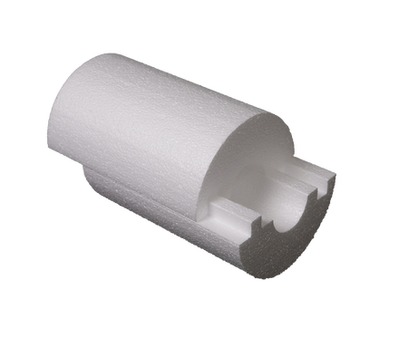 Скорлупа из ППС14 Д1000*Ø110*100 - СКЛАД13.РФ