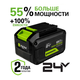 Аккумулятор Greenworks High Power G24HP8 24V 8Ач - СКЛАД13.РФ