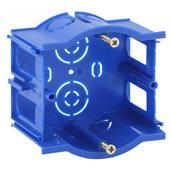 Установочная коробка ЭРА UP-68-45-M промежуточная синяя UniPost 68х45мм - СКЛАД13.РФ