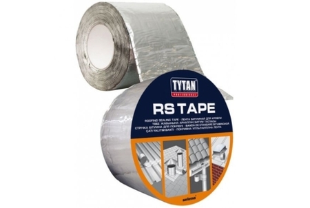 Лента битумная для кровли Алюминий 10см*10м Tytan Professional Rs Tape  - СКЛАД13.РФ