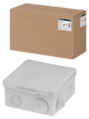 Распаячная коробка ОП 100х100х55мм, крышка, IP54, 8вх. TDM - СКЛАД13.РФ