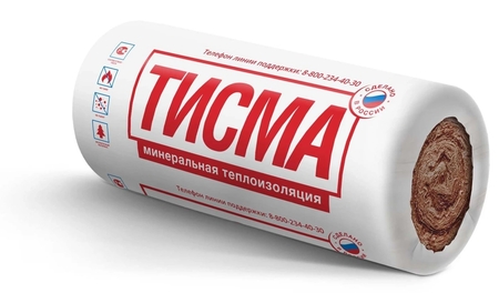 Утеплитель мин вата рулонный KNAUF ТИСМА TR043 1200*8300*50мм (2шт/19,9м2/0,996м3) - СКЛАД13.РФ
