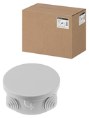 Распаячная коробка ОП D85х40мм, крышка, IP54, 4вх. TDM - СКЛАД13.РФ