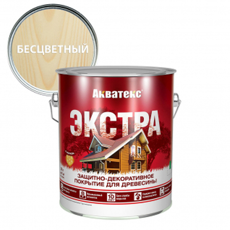 Акватекс Экстра Покрытие защитно-декоративное 2,7л Сосна  - СКЛАД13.РФ