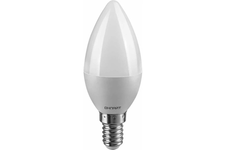 Лампа светодиодная ОНЛАЙТ OLL-C37-12-230-6.5K-E14-FR 90056  - СКЛАД13.РФ