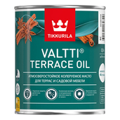 Масло для террас и садовой мебели Tikkurila Valtti Terrace Oil EC 0,9л - СКЛАД13.РФ