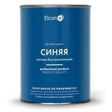Грунт-эмаль по ржавчине 3в1 Elcon Синий матовый 0,8кг - СКЛАД13.РФ