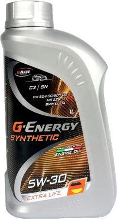 Масло моторное G-Energy Synthetic Extra Life 5W-30 1 л - СКЛАД13.РФ