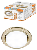 Светильник встраиваемый СВ 01-08 GX53 220 В 50 Гц, золото, 2 шт/уп, Народный TDM - СКЛАД13.РФ