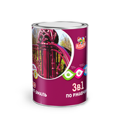 Грунт-эмаль по ржавчине 3в1 OLECOLOR синий 5005 10кг - СКЛАД13.РФ