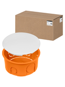 Распаячная коробка СП D80х40мм крышка IP20 TDM - СКЛАД13.РФ