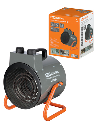 Тепловая пушка ТПК-О 3 кВт круглый корпус терморегулятор TDM - СКЛАД13.РФ