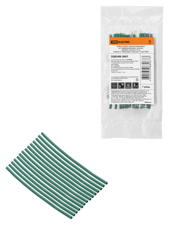 Набор трубок термоусаживаемых, клеевых, 10 см ТТкНГ(3:1) 