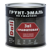 Грунт-эмаль по ржавчине 0,75л Dali зеленый графит - СКЛАД13.РФ