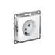 Розетка с заземлением Atlas Design, 16А, механизм, белый, Systeme Electric - СКЛАД13.РФ