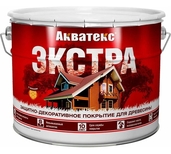 Акватекс Экстра Покрытие защитно-декоративное 9л Орех - СКЛАД13.РФ