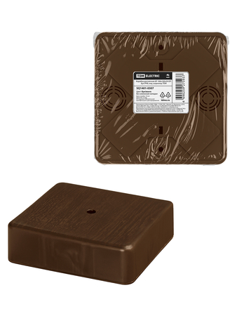 Коробка распаячная КР 100х100х29 ОП бук IP40 TDM - СКЛАД13.РФ