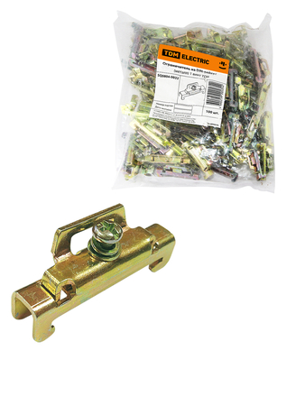 Ограничитель на DIN-рейку металл 1 винт TDM - СКЛАД13.РФ